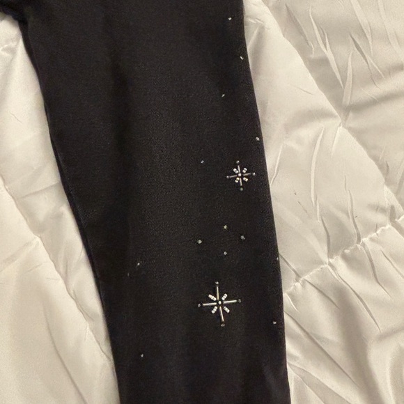 Black Denim Jacket with Silver Moon and Stars - Picture 6 of 8